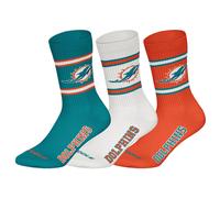 NFL Unisex Calcetines, 3er Paquete - Equipos, 3Pack Crew Fútbol, Logo, Ba