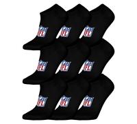 NFL Unisex Calcetines Bajos para Zapatillas Suaves como la Seda Bambus, 9er Pack