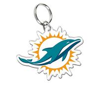 NFL WinCraft Miami Dolphins Premium Logo Llavero