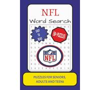 NFL Word Search: NFL Word Search: Word Search with Easy to Read Print about Football, NFL Activity, Super Bowl, Players and More : 6x9 inches: 50+Puzzles...Gift for Vacations, Holidays and Relaxation