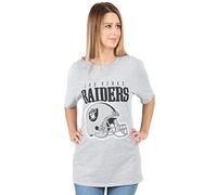 NFLas Vegas Raiders Camiseta para Mujer Ladies American Football Grey Top S