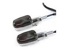 NFNVEKESD Indicadores De Motocicleta 1 Par De Bombillas Para Motocicleta Luz Señal Giro Motor Direccional Cafe Racer Para HarleyPara Luces Touring Turning(Bulb-Plating-Smoke)