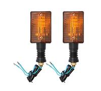 NFNVEKESD Indicadores De Motocicleta Luces Intermitentes Freno Trasero Motocicleta 2/4 Unidades Para Y&amaha XT350 XT600 XT550 XT250 FZ750 1985-2000 Lámparas Ámbar(2 piezas)