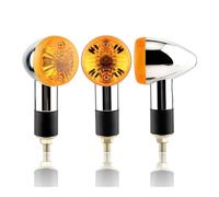 NFNVEKESD Indicadores De Motocicleta Para Shadow VT 750 1100 VTX 1300 1800 C 2x Luces Giro Motocicleta Indicadores Iluminación Ámbar