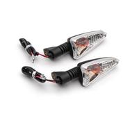 NFNVEKESD Indicadores De Motocicleta Para Triumph Para Daytona 675R 2011-2015 Para Tiger 800XC 1 De Luz Señal Giro Motocicleta Transparente O Ahumada(2 wires clear)