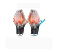 NFNVEKESD Indicadores De Motocicleta Per Honda Para CBR400R CBR500R CBR650F CB400X CB650F NC700S/DCT NC700D Luces Giro Motocicleta Lámpara Bombilla Ámbar Con Enchufe(2pcs Clear)