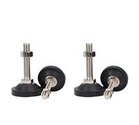 NFOQRVKW Niveladores de muebles, 4 pies de nivelación ajustables, patas de nivelación para maquinaria pesada, máquinas herramientas y roscado para patas de nivelación de equipos (100 x 16 x 150 mm)