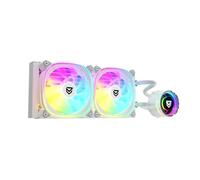 Nfortec Atria X refrigeración líquida CPU 240mm ARGB 240W compatible Intel AMD color blanco