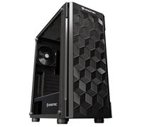 Nfortec Azir Torre ATX Frontal 3D Mallado 4 Ventiladores Cristal Templado Negra