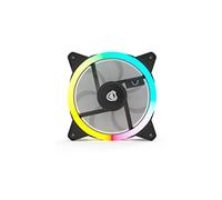 Nfortec Draco V2 ventilador ARGB 120mm ultra silencioso 20dB 4 pines alto flujo de aire color negro
