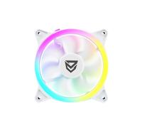 Nfortec Draco X ventilador ARGB 120mm ultra silencioso 12dB 3 pines blanco alto flujo de aire PC gaming