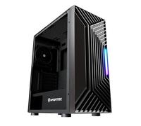Nfortec Nervia ARGB Torre ATX Frontal Mallado 3D Cristal Templado 4 Ventiladores Negra