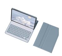 NFQZAWSKX Accesorios, funda protectora con cubierta de teclado QWERTY desmontable adecuada para Honor Pad X9Pro de 11.5 pulgadas (azul niebla + teclado)