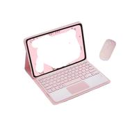 NFQZAWSKX Accessories Funda de Cuero con Teclado QWERTY Desmontable Adecuada for OPPO Pad Air de 10,36 Pulgadas(Pink+Touch Keyboard+Mouse)