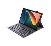 NFQZAWSKX Funda de Cuero TPU con Teclado retroiluminado RGB Adecuada for Redmi Pad Pro de 12,1 Pulgadas Universal(Black+Keyboard)