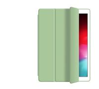 NFQZAWSKX Funda Protectora de Silicona de 3 Pliegues, Carcasa Suave de Color sólido Adecuada for Samsung Galaxy Tab A8 de 10,5 Pulgadas 2021 SM-X205/X200(Matcha Green)