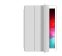 NFQZAWSKX Funda Protectora de Silicona de 3 Pliegues, Carcasa Suave de Color sólido Adecuada for Samsung Galaxy Tab A8 de 10,5 Pulgadas 2021 SM-X205/X200(Grey)