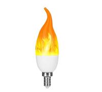 NFQZAWSKX HongHeFu, Paquete de 10 lámparas LED de llama AC85-265V 3W Iluminación decorativa creativa