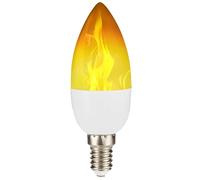 NFQZAWSKX HongHeFu, Paquete de 10 lámparas LED de llama AC85-265V 3W Iluminación decorativa creativa