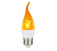 NFQZAWSKX HongHeFu, Paquete de 10 lámparas LED de llama AC85-265V 3W Iluminación decorativa creativa