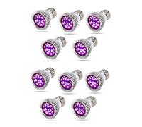 NFQZAWSKX HongHeFu, Paquete de 10, luz LED de cultivo de espectro completo CA 85 V-265 V 3 W/5 W E27, bombilla LED de cultivo for plantas y flores hidropónicas de interior(E14 5W)