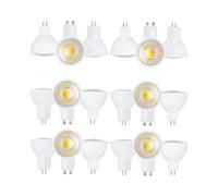 NFQZAWSKX HongHeFu, Paquete de 15 focos LED COB GU10/GU5.3 CA 85-265 V, 5 W/7 W, CC 12 V, MR16, iluminación for decoración del hogar(Warm White,GU10 7W AC85-265V)