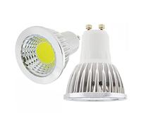 NFQZAWSKX HongHeFu, Paquete de 5 focos LED COB, CA 85-265 V, GU10, 3 W, 5 W y 7 W, for el hogar, la oficina, fuente de luz(Cold White,3w)