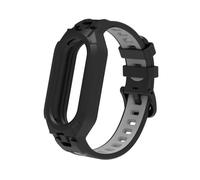 NFRFK Correa de silicona de TPU suave para la pulsera de correa de Xiaomi Miband 8 para MIBAND 8 NFC Correa Correa Correa Accesorios de reemplazo Kit(Black-H)