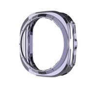 NFRFK Funda de TPU para Samsung Galaxy Watch 7 Ultra 47mm Protector de marco suave Protector de cubierta de parachoques antiarañazos para Galaxy Watch Ultra(Gray)