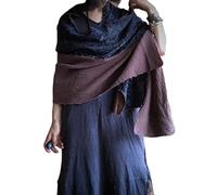 NFYM Pañuelos largos y grandes para mujer, retazos, otoño, primavera, algodón, suave, chal, capa, vintage, floral, Azul / Patchwork, Talla única