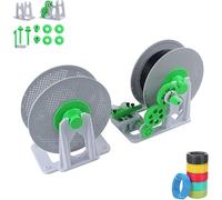 NGARY Enrollador De Filamento Manual con Manivela, Filamento Preensamblado para Bobinas De 1 Kg, Bobinado Eficiente Que Evita Enredos Y Ahorra Tiempo De Impresión, para Impresión 3D Y Soldadura.