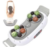 NGARY Masajeador Eléctrico Abdominal Anticelulítico, Amasador Abdominal, Ajuste De Temperatura Y Velocidad De 3 Velocidades Y Masaje Profundo con 12 Imanes, Compresa Caliente Abdominal a 45 °C.
