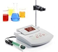 NGARY Misuratore Digitale Da Tavolo Di Ph E Temperatura, Phmetro Da Laboratorio, Autocalibrazione A 2 Punti E Compensazione Automatica Della Temperatura, Precisione Di ±0,01 Ph per Test Ambientali