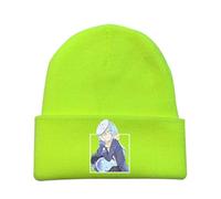 NGAXCBP That Time I Got Reincarnated As a Slime Gorra Invierno Hombre, Gorros Invierno Calentar de Punto con Estampado, Clásico Grueso Sombreros, para Trotar, Impresión(Greener4)