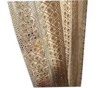 Ngbbby Cortinas de Ganchillo 1 Panel 39, 37x59, 06 Vintage Boho Encaje Ahuecado Granja Beige para Sala de Estar