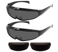 Ngbbby Gafas de soldadura, 2 gafas de soldadura, de solar de oscurecimiento automático, protección antideslizante con estuche