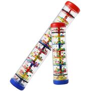 Ngbbby Palos de Lluvia para niños 2 Piezas de Desarrollo Educativo Rainmaker Juguete sensorial auditivo niño Instrumento Musical Regalos para niños, Rain Maker