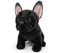 Ngbbby Peluche de Peluche de Bulldog Francés, Juguete de de Perro Negro, Regalos Frenchie para Amantes de los Perros y niños