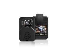 NGBFF Cámara Corporal, YSW-Q11 Cámara Corporal HD 1080P Cámara montada en el Cuerpo Grabación de vídeo de Seguridad Visión Nocturna portátil Mini cámara Corporal de policía(32GB)