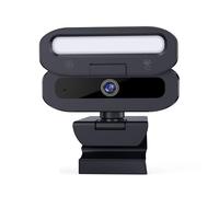 NGBFF Cámara Web 4K con Obturador de privacidad y luz de Relleno, Cable de 1,5 m y Adaptador Tipo C