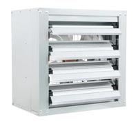 NGBFF Extractor de pared de 24", extractor de aire for invernadero con obturador automático, 4700 CFM, área de cobertura de 6200 pies cuadrados, extractor de aire for taller