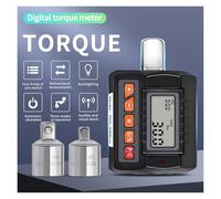 NGBFF llave dinamométrica digital, Medidor de torsión digital DNC-200 N.m, adaptadores de llave dinamométrica ajustables de 1/2", par con alarma sonora