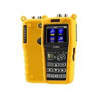 NGBFF Medidor de Campo TDT, Buscador de satélite VF 6800P DVB-T2 DVB-S2 DVB-C MPEG4 Digital Sat Finder Meter 2,4 Pulgadas LCD HD for sintonizador de TV,para configurar Antena parabólica