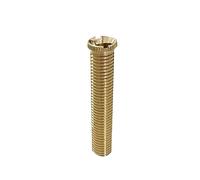 NGCG Tapón de cobre para lavabo, colador de cocina, cesta de fregadero de cocina, pernos roscados de residuos, tornillo roscado fácil de reemplazar
