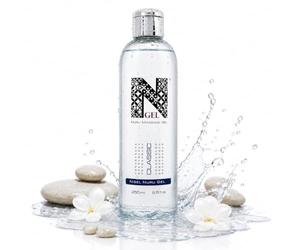 NGel Classic Gel de Masaje Nuru 250 ml - Base de Agua, Diluible hasta 375 ml, Transparente, Sin Fragancia