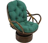 NGENAF Cojín acolchado para mecedora, 120 x 60 cm, suave, grueso, lavable, cojín de repuesto para silla de jardín, silla giratoria para tumbona de ratán, jardín, terraza