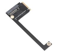 NGFF M.2 PCIe 4.0 3.0 Goldfinger - Adaptador de 90 grados, placa de expansión de disco duro SSD para ROG Allied, alta capacidad para entusiastas de los juegos, color negro