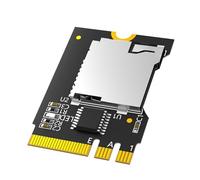 NGFFs A+E a T-Flashes adaptador de lector de tarjetas tarjeta vertical para NGFFs A+ ranura portátil PC convertidor A+