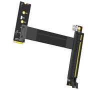 NGFFs M a PCIE 16X Tarjeta gráfica Elevadores Adaptador Tarjeta Nvme a PCIExpress 16X Cable de extensión (dirección izquierda) Adaptador M ángulo izquierdo
