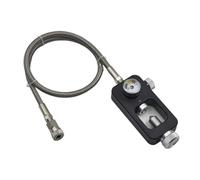 NGFPQQDDT Estación de Recarga de Buceo, Tanque de Aire for Cilindro de Buceo de 10 o 24 Pulgadas, Manguera Trenzada de Acero Inoxidable, Adaptador de Carga de 4500 PSI(24inch Hose 5000psi)